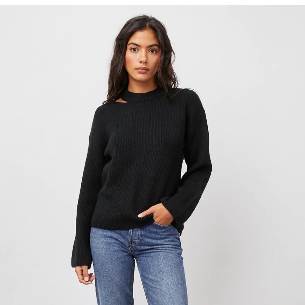 NWT Rails Alexi Sweater in Black Size Large